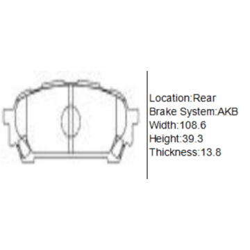 A692WK BRAKE PAKE SET PER SUBARU Impreza Estate (GD, GG)